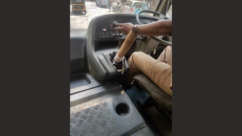 School bus driver arrested for putting life of kids at risk; Used Bamboo stick in place of gear School bus driver arrested for putting life of kids at risk; Used Bamboo stick in place of gear