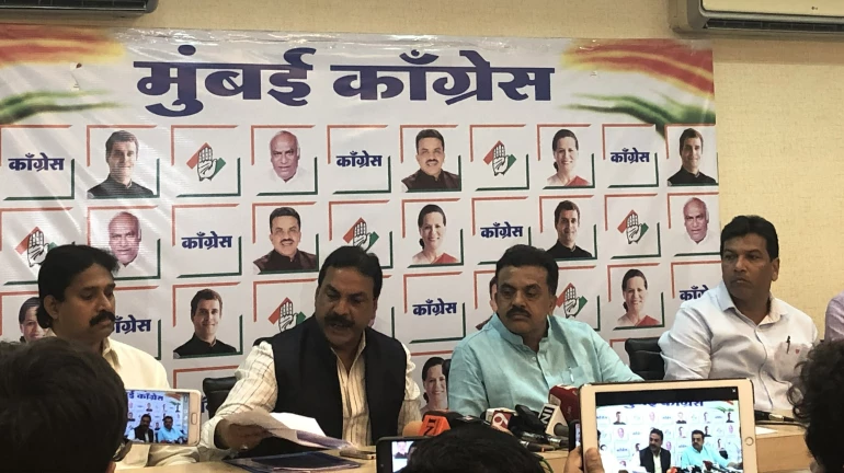 BJP and Shiv Sena government in panic over Congress’ promise to provide 500 sq ft houses to slum dwellers: Nirupam BJP and Shiv Sena government in panic over Congress’ promise to provide 500 sq ft houses to slum dwellers: Nirupam