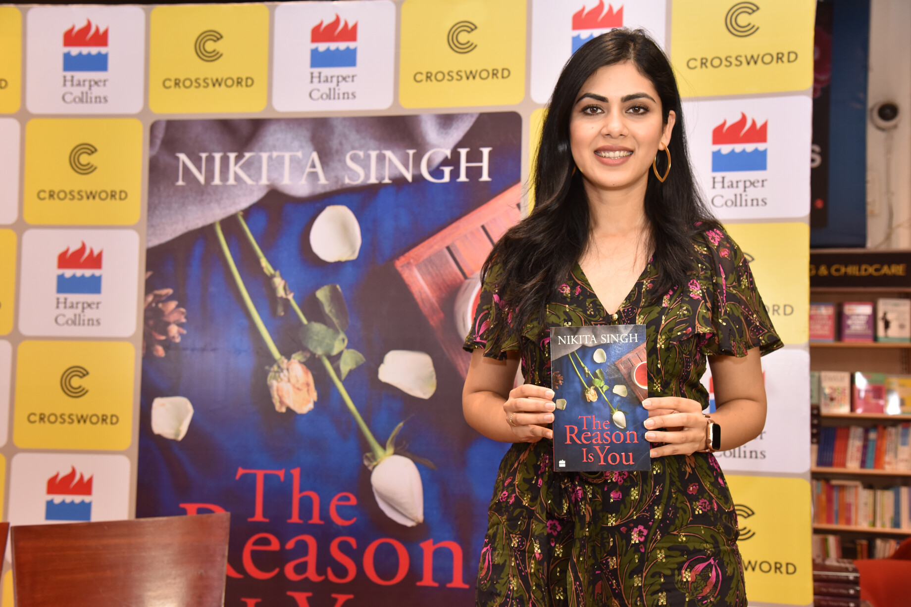 Nikita Singh launches her much-awaited book ‘The Reason is You’ at Crossword Kemps Corner