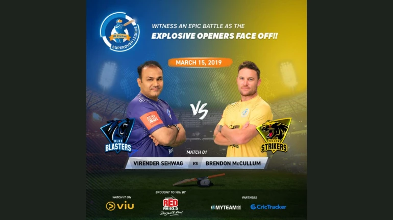 Sehwag and McCullum to clash in the opener of iB Cricket Super Over League