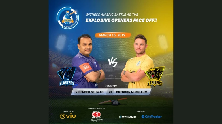 Sehwag and McCullum to clash in the opener of iB Cricket Super Over League Sehwag and McCullum to clash in the opener of iB Cricket Super Over League