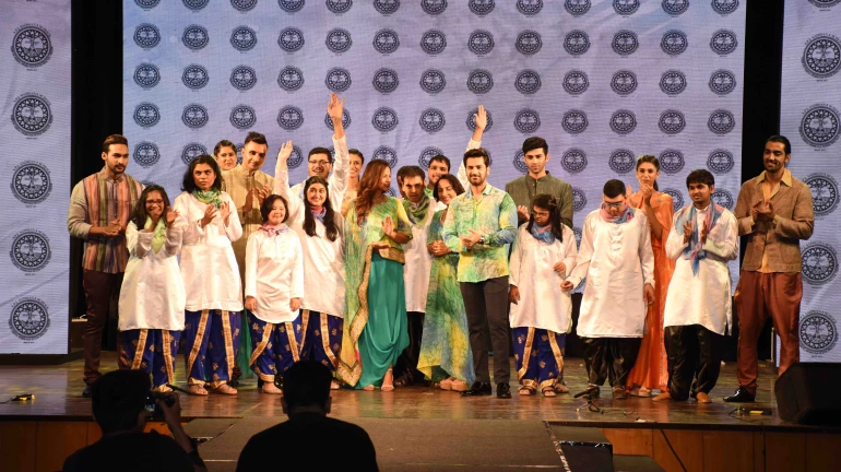 S.P.J. Sadhana School showcased a collection of Krishna Mehta at Fashion Extravaganza — ‘VARNAM’ S.P.J. Sadhana School showcased a collection of Krishna Mehta at Fashion Extravaganza — ‘VARNAM’
