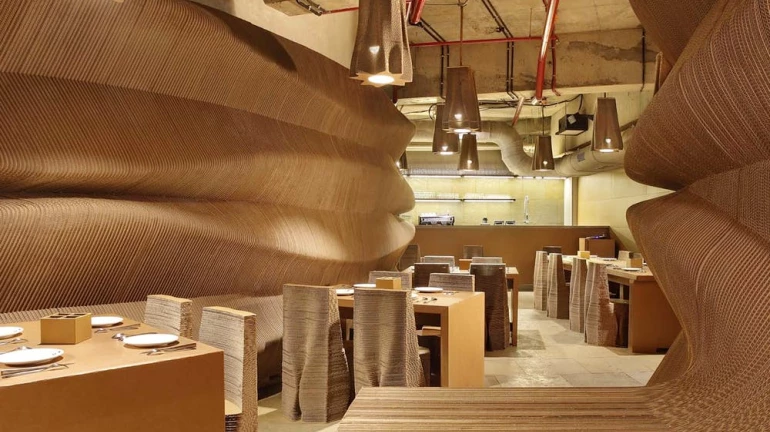 कार्डबोर्ड थीमवर आधारीत अनोखं रेस्टॉरंट कार्डबोर्ड थीमवर आधारीत अनोखं रेस्टॉरंट