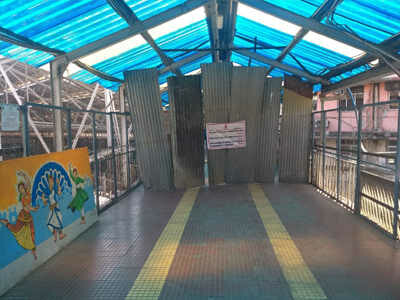 Foot-over bridge for Harbour Railway at CSMT shuts down for repair