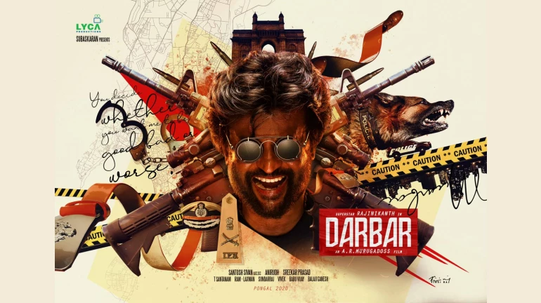 रजनीकांत की फिल्म ‘दरबार’ का पोस्टर हुआ रिलीज, पुलिस का निभाएंगे किरदार रजनीकांत की फिल्म ‘दरबार’ का पोस्टर हुआ रिलीज, पुलिस का निभाएंगे किरदार