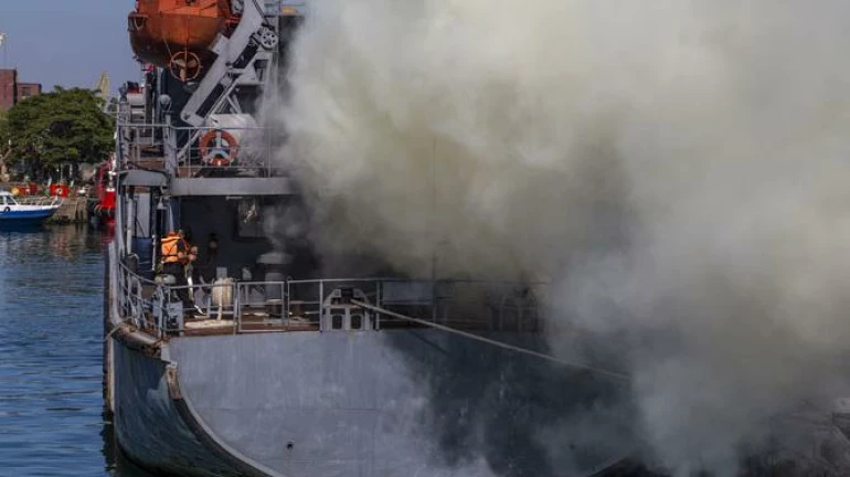 महाराजा जहाज में लगी आग में एक और कर्मचारी की मौत