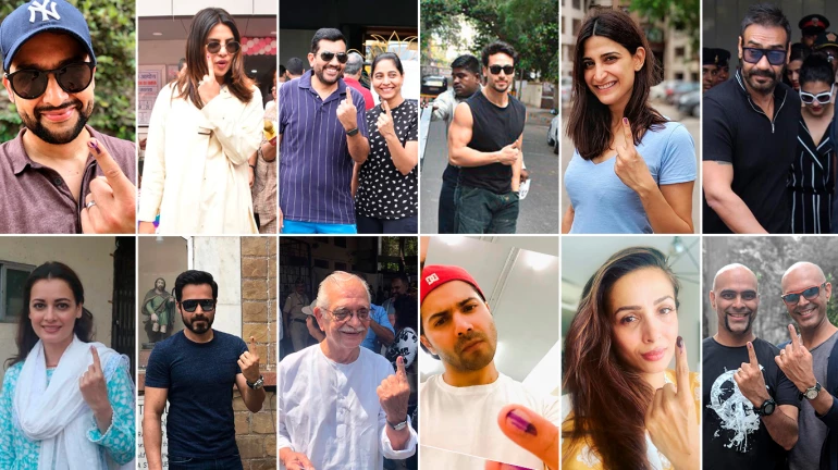 Lok Sabha Elections 2019: Bollywood Celebrities Step Out To Cast Their Vote Lok Sabha Elections 2019: Bollywood Celebrities Step Out To Cast Their Vote
