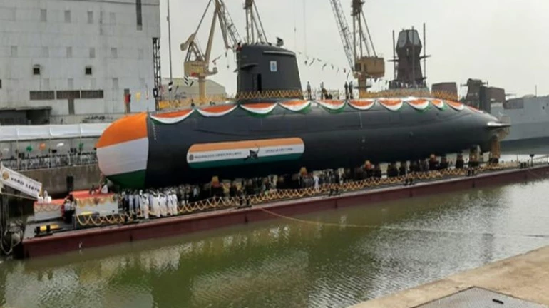 स्कॉर्पिअन श्रेणीतील चौथी पाणबुडी 'आयएनएस वेला'चं जलावतरण स्कॉर्पिअन श्रेणीतील चौथी पाणबुडी 'आयएनएस वेला'चं जलावतरण