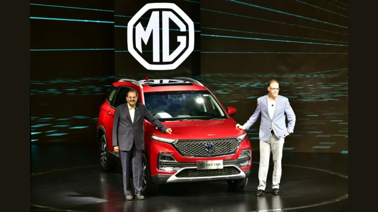 MG Motor unveils Hector, India's first internet car MG Motor unveils Hector, India's first internet car