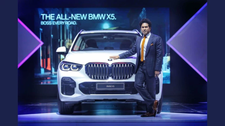 Sachin Tendulkar unveils the all-new BMW X5 in Mumbai