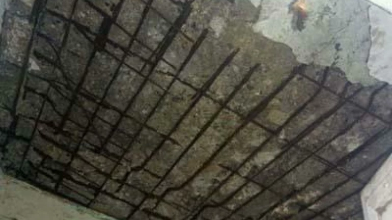 घाटकोपर में इमारत की छत हिस्सा गिरा, 2 जख्मी