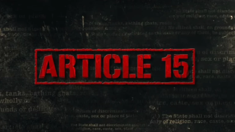 Teaser of Ayushmann Khurrana's next titled 'Article 15' releases