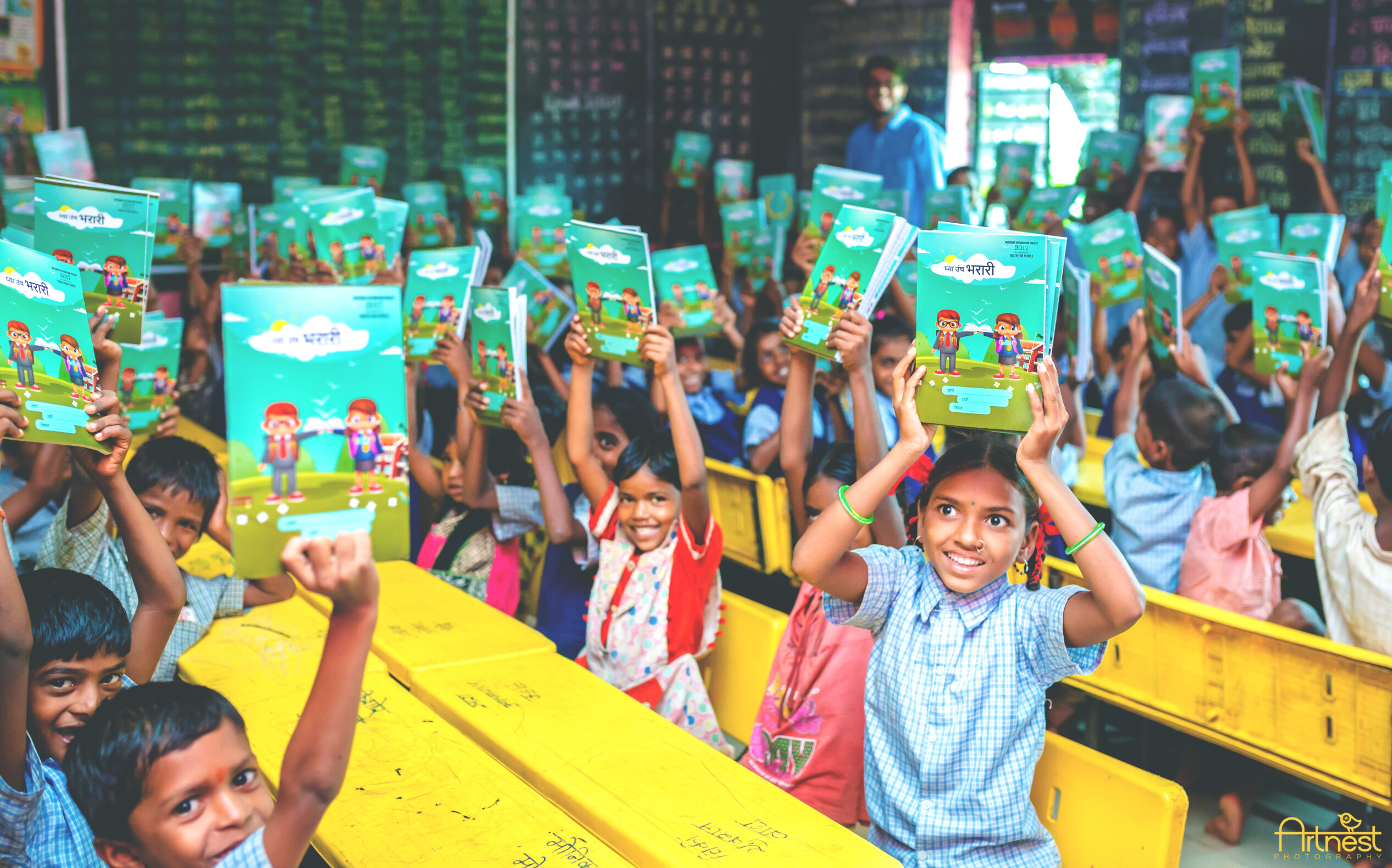 Youth For People's Notebook Drive Bridges The Gap Between the Urban Luxuries And Rural Necessities