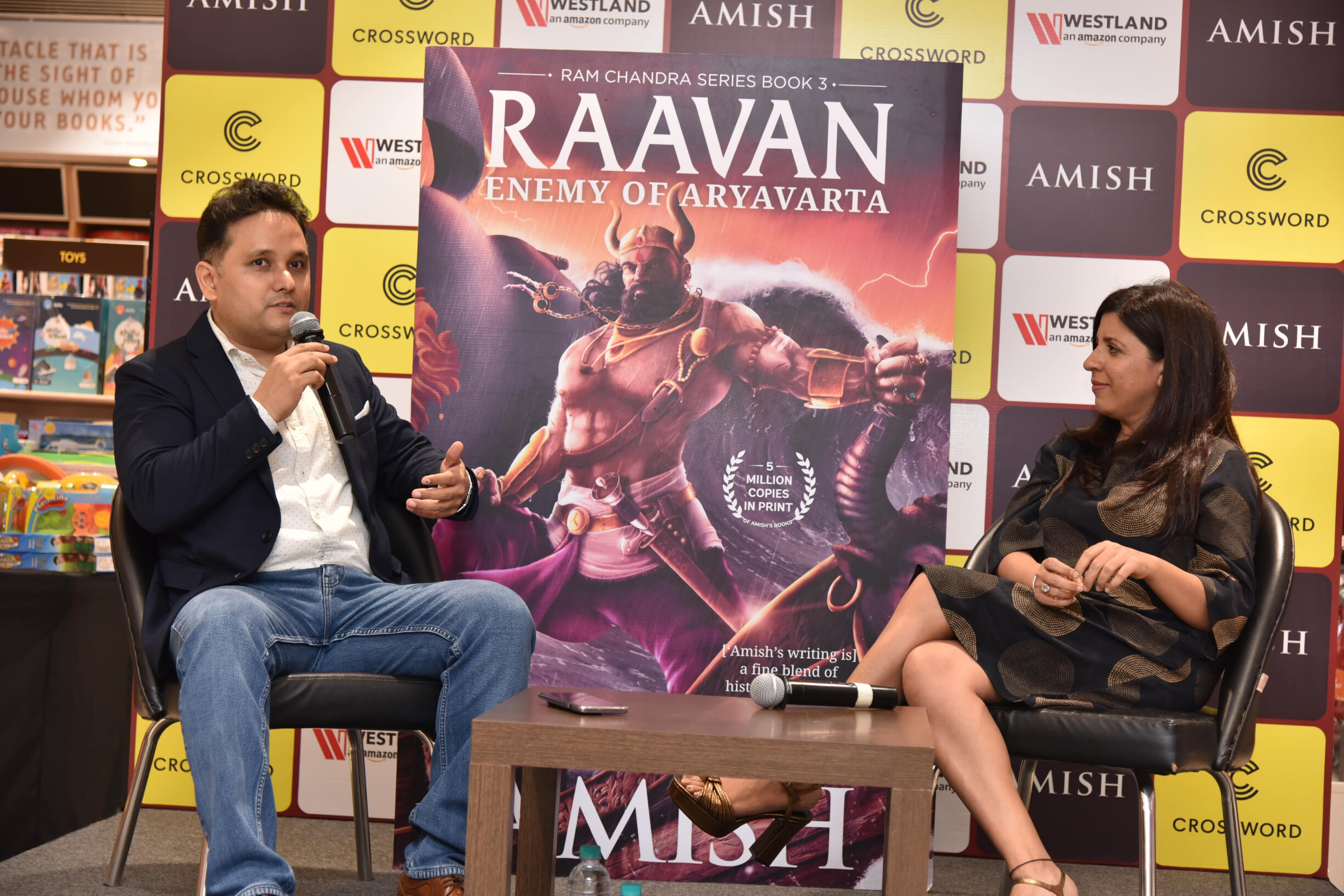 Zoya Akhtar unveils the cover of Amish's upcoming blockbuster – Raavan-Enemy of Aryavarta