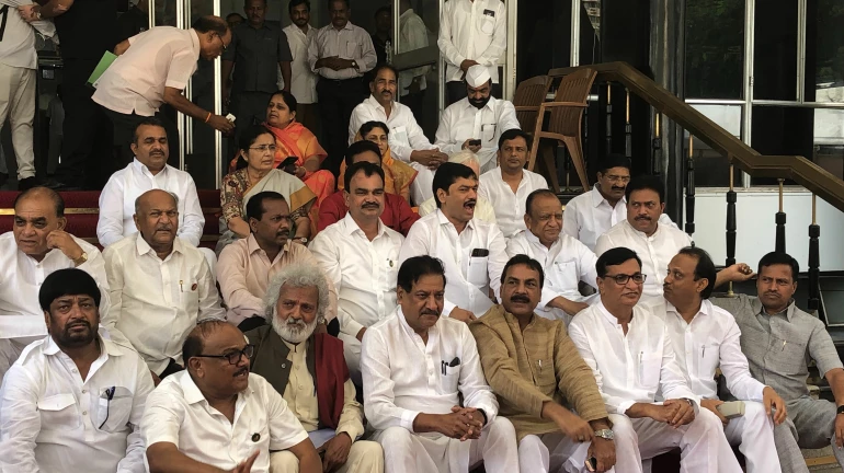 Monsoon Session: Opposition protests, demands loan waiver for farmers Monsoon Session: Opposition protests, demands loan waiver for farmers