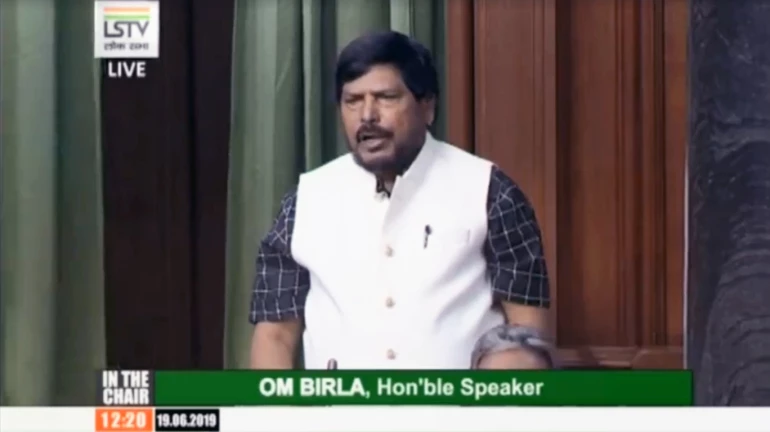 Lok Sabha bursts into laughter after Ramdas Athawale recites poetry in his unique style