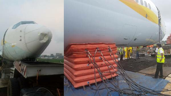 मुख्य रनवे पर दुर्घटनाग्रस्त स्पाइसजेट के विमान को हटाया गया