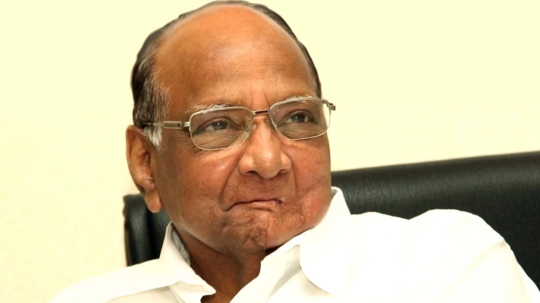 Amid heavy downpour, Sharad Pawar meets NCP leaders in Mumbai Amid heavy downpour, Sharad Pawar meets NCP leaders in Mumbai