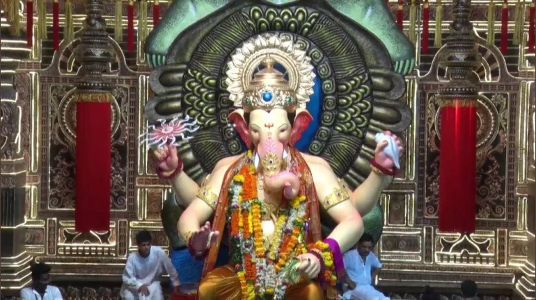 How Ganeshotsav is being celebrated at Lalbaugcha Raja How Ganeshotsav is being celebrated at Lalbaugcha Raja
