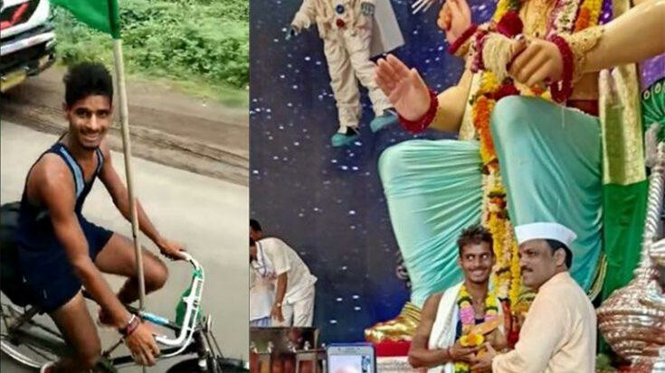 यूपी से मुंबई तक साइकिल से यात्रा, जल बचाओ का दिया संदेश