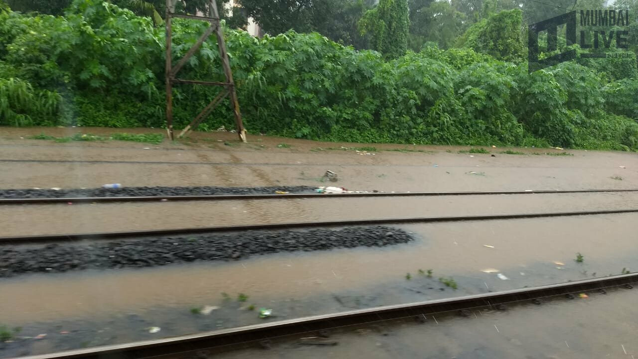 Mumbai Rains : Trains Affected Due To Incessant Rains