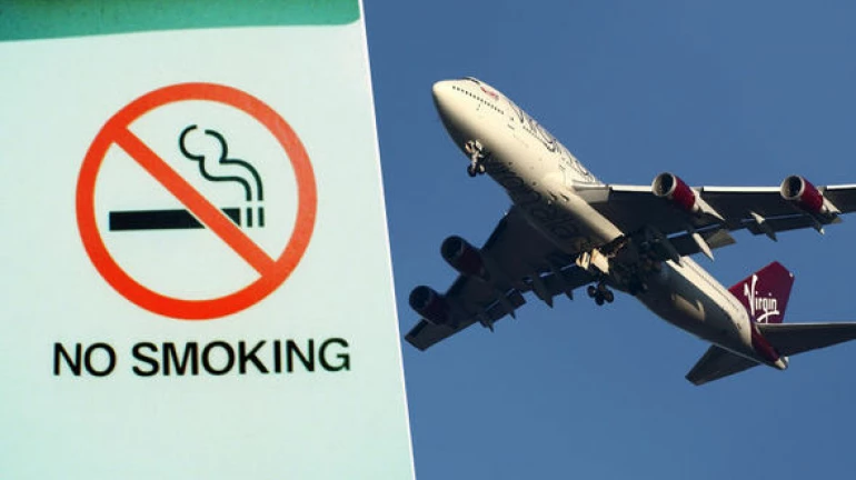 विमान में सिगरेट पीने पर दो गिरफ्तार विमान में सिगरेट पीने पर दो गिरफ्तार