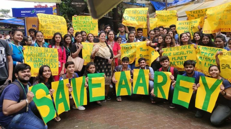 Aarey Protest: KES college students join 'Save Aarey' movement