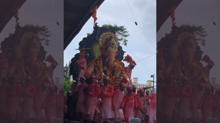 BMC Fines Lalbaugh Cha Raja Committee Over Road Damage During Festival