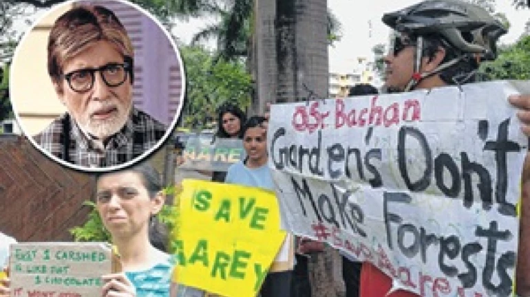 SAVE AAREY: अमिताभ बच्चन के घर के बाहर आंदोलन कर रहे 23 गिरफ्तार