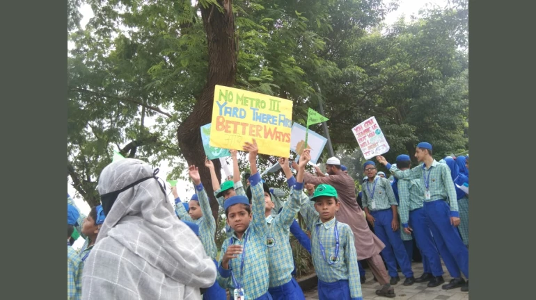 Save Aarey: Students From Al Salam English High School In Powai Stage A Protest