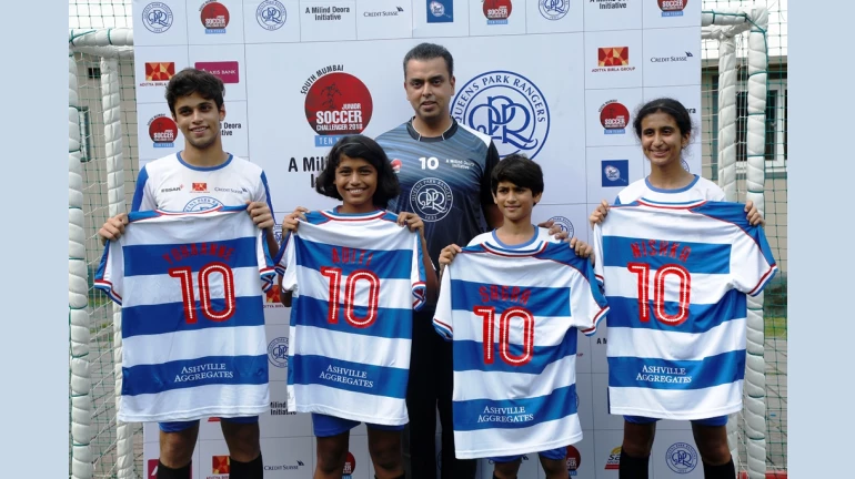Four Mumbai kids to train with football club Queens Park Rangers in London