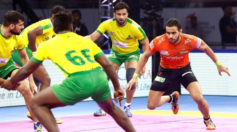 VIVO Pro Kabaddi League 2019: U Mumba draw closer towards a playoffs berth with a win over Tamil Thalaivas VIVO Pro Kabaddi League 2019: U Mumba draw closer towards a playoffs berth with a win over Tamil Thalaivas