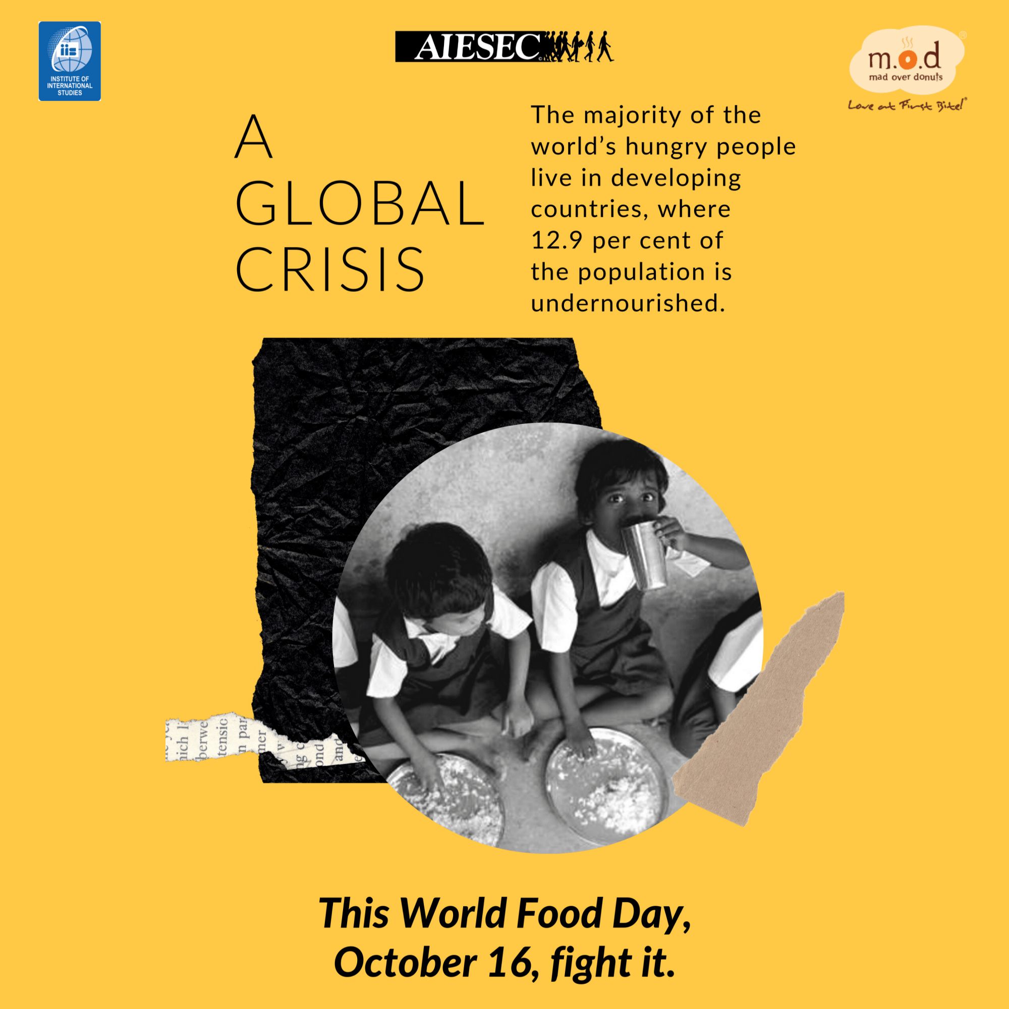 World Hunger Day: AIESEC to organise a hunger drive intiative in Mumbai