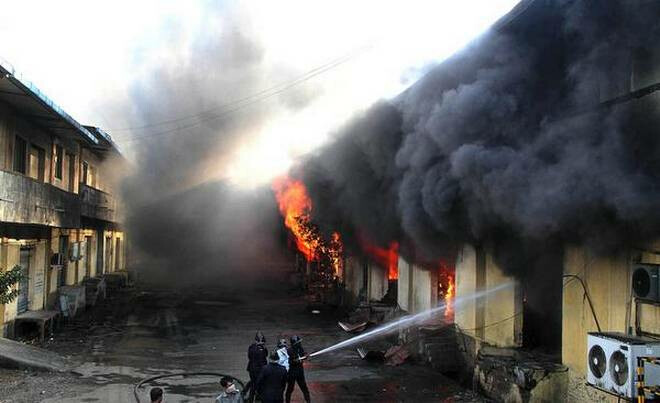Godown In Bhiwandi Catches Fire