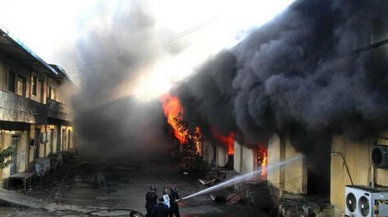 Godown In Bhiwandi Catches Fire