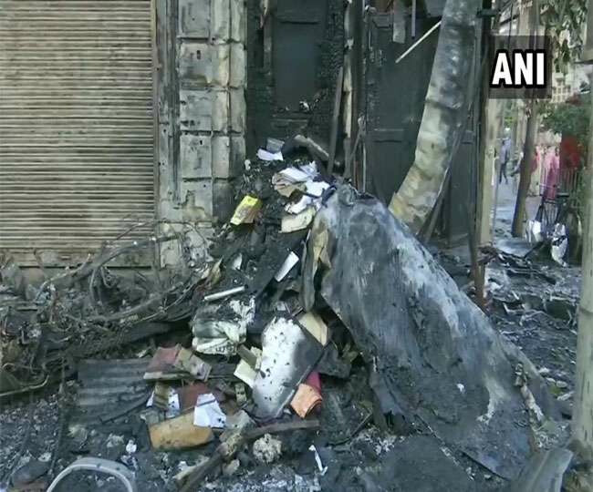 Fire Breaks Out At Bhendi Bazaar