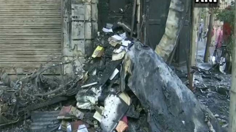Fire Breaks Out At Bhendi Bazaar Fire Breaks Out At Bhendi Bazaar