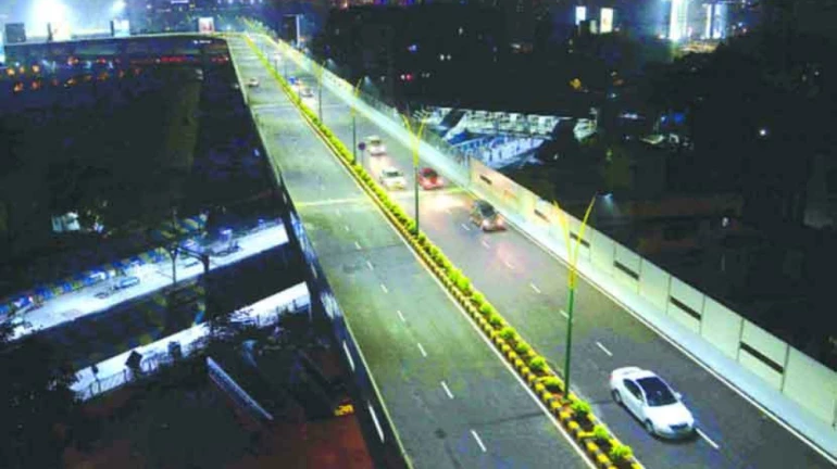 'हा' उन्नत मार्ग कोणत्याही समारंभाविना वाहतुकीस खुला 'हा' उन्नत मार्ग कोणत्याही समारंभाविना वाहतुकीस खुला