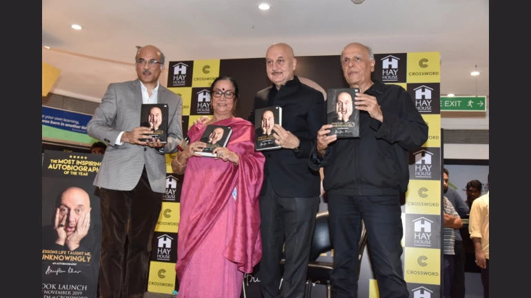 Anupam Kher Launches His Autobiography ‘Lessons Life Taught Me, Unknowingly’ Anupam Kher Launches His Autobiography ‘Lessons Life Taught Me, Unknowingly’