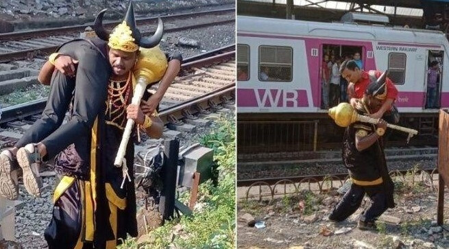सावधान! ... रेल्वे स्टेशनवर 'यम'राज