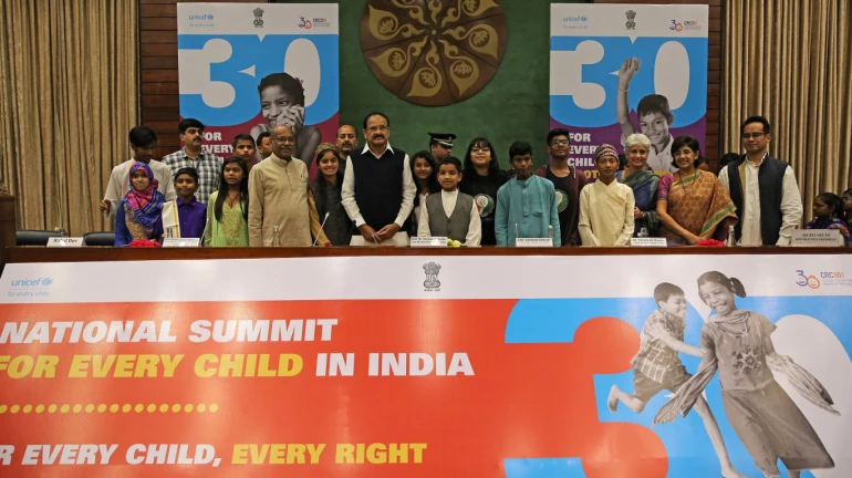 Vice President Venkaiah Naidu asks for laying emphasis on child-centred welfare policies Vice President Venkaiah Naidu asks for laying emphasis on child-centred welfare policies