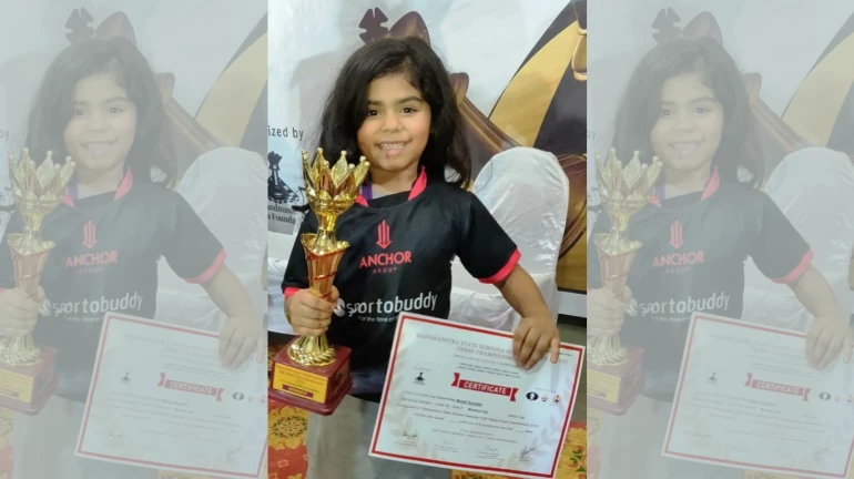 6-year-old Mumbai girl, Myrah bags silver in National Chess Championship