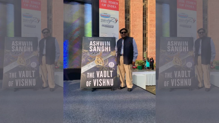 Author Ashwin Sanghi Unveils The Cover Of His New Book 'The Vault Of Vishnu'