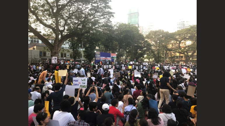Here's How Mumbai Police Ensured A Peaceful Protest at August Kranti Maidan Here's How Mumbai Police Ensured A Peaceful Protest at August Kranti Maidan