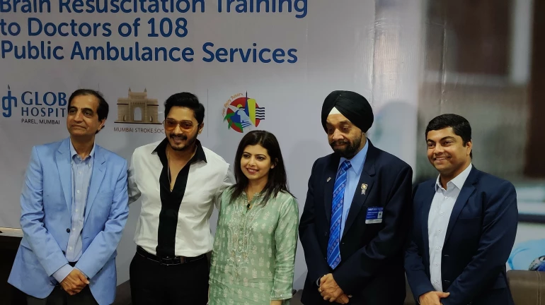 Actor Sheyas Talpade Raises Awareness About Stroke At Global Hospital Actor Sheyas Talpade Raises Awareness About Stroke At Global Hospital