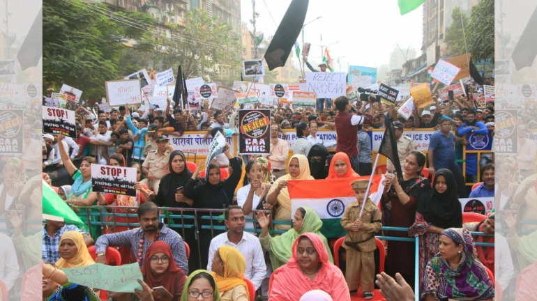 Anti CAA-NRC march held at Dharavi and Malvani