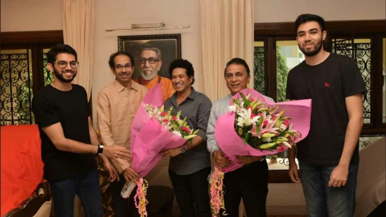 सचिन तेंडुलकर मुख्यमंत्री उद्धव ठाकरेंच्या भेटीला सचिन तेंडुलकर मुख्यमंत्री उद्धव ठाकरेंच्या भेटीला