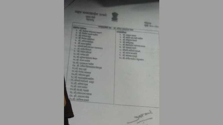 'हे' घेणार मंत्रिपदाची शपथ, राजभवनाने केली यादी जाहीर 'हे' घेणार मंत्रिपदाची शपथ, राजभवनाने केली यादी जाहीर