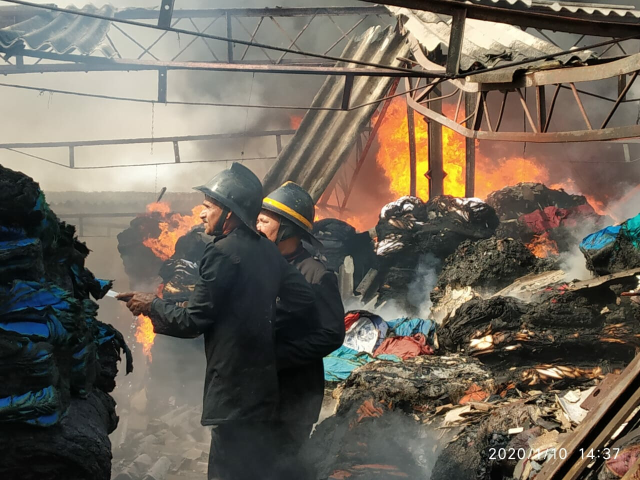 Fire At Bhiwandi's Textile Factory