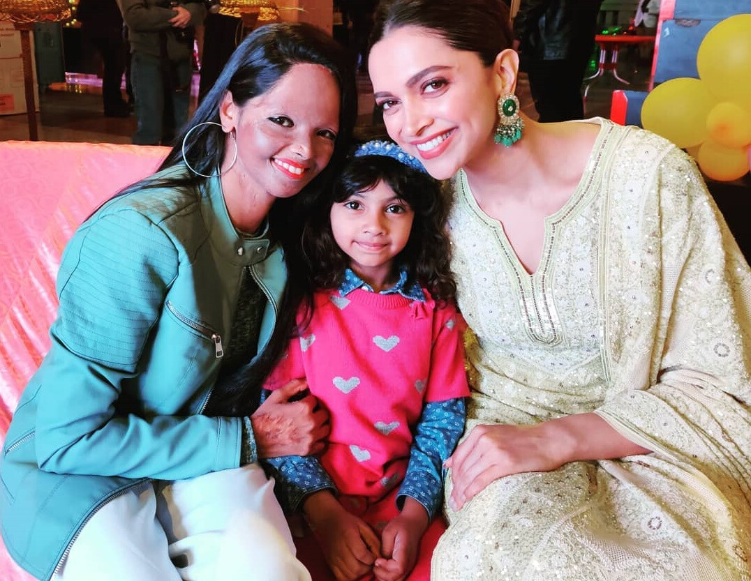 एसिड अटैक सर्वाइवर लक्ष्मी अग्रवाल की बेटी 'छपाक' देख हुई इमोशनल